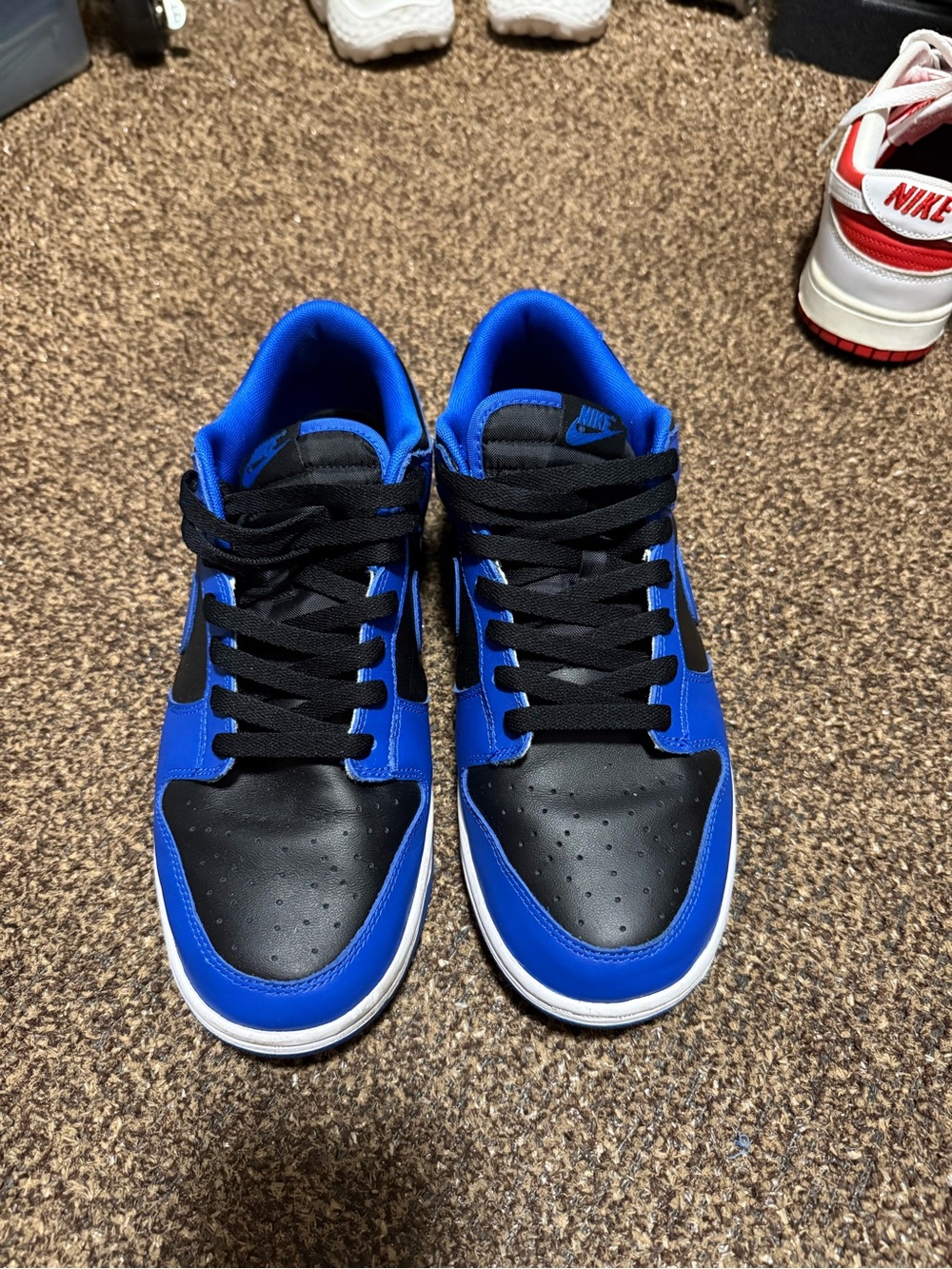 Nike Men's Black & Blue Low-Top Sneakers